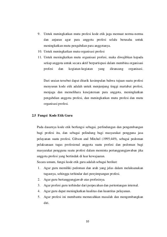 Makalah Kode Etik