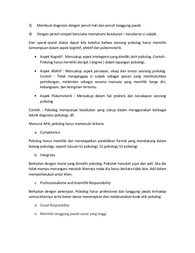 Makalah kode etik psikologi
