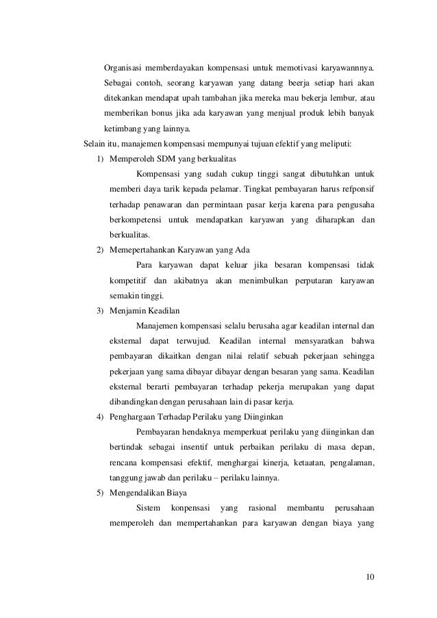 Contoh Makalah Manajemen Sumber Daya Manusia - HRasmi