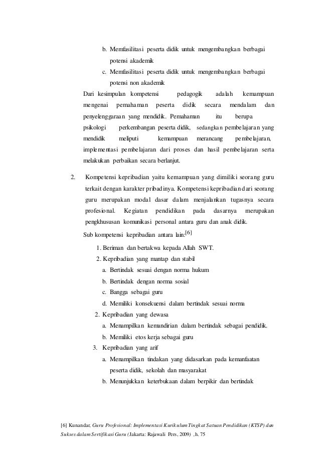 Makalah Kompetensi Keguruan