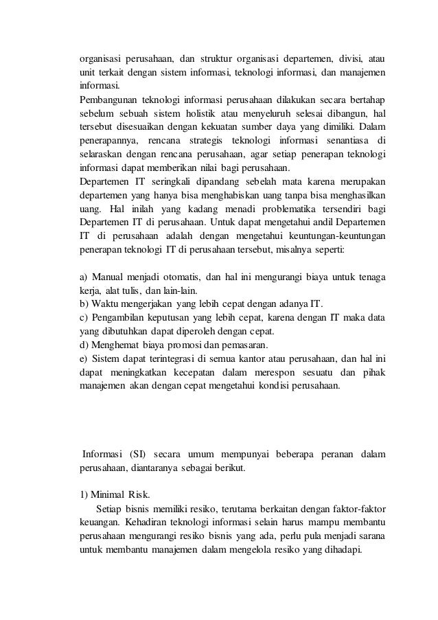 Makalah Komponen Sistem Informasi