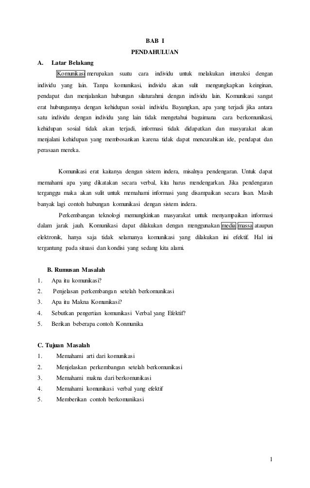 Makalah Komunikasi