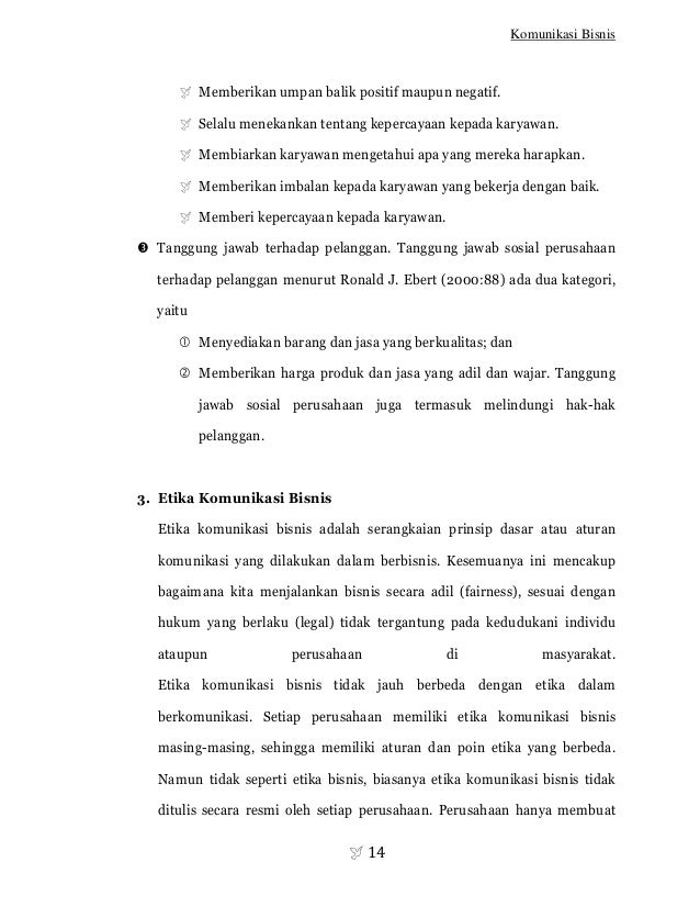 Makalah Komunikasi Bisnis