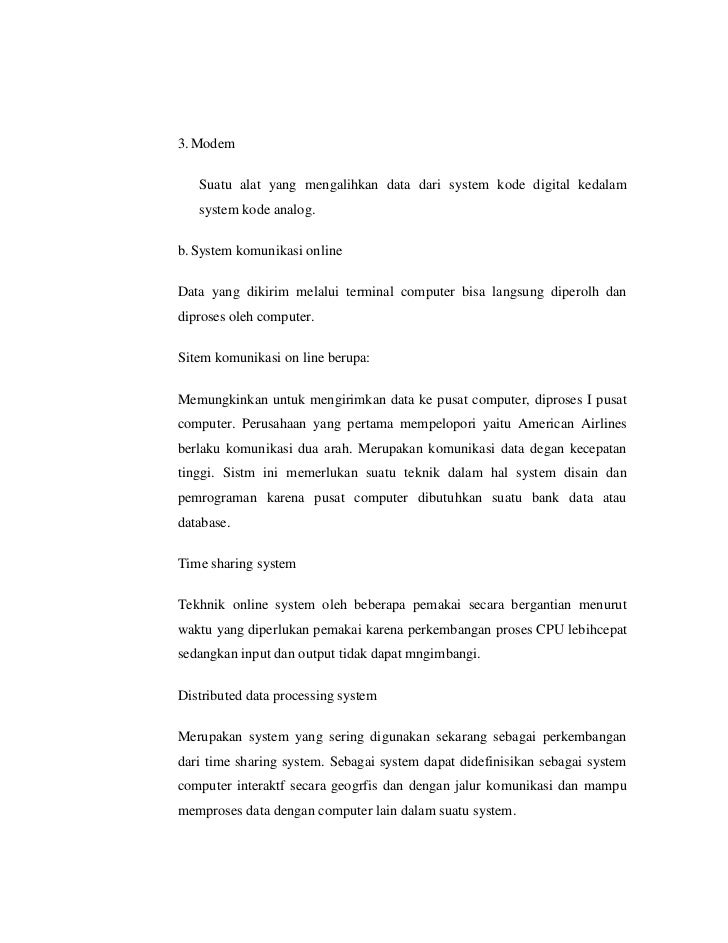 Makalah Komunikasi Data