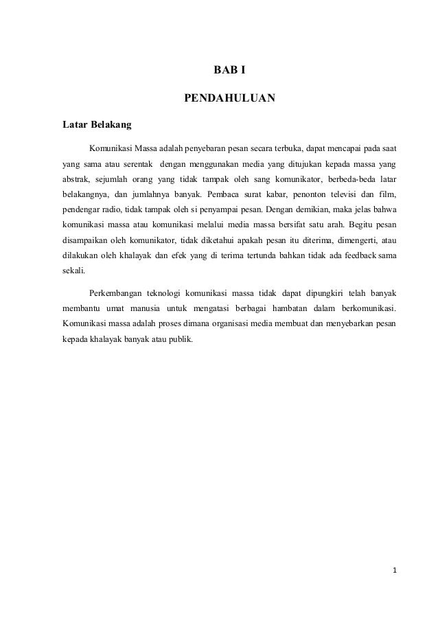 Makalah Hambatan Komunikasi Massa Contoh Makalah