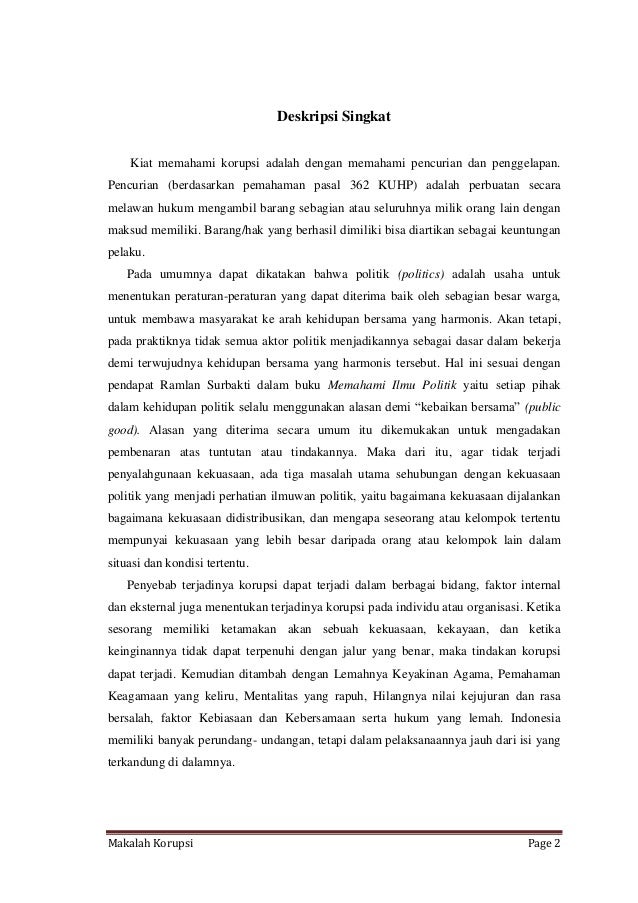 Makalah Korupsiiiiii