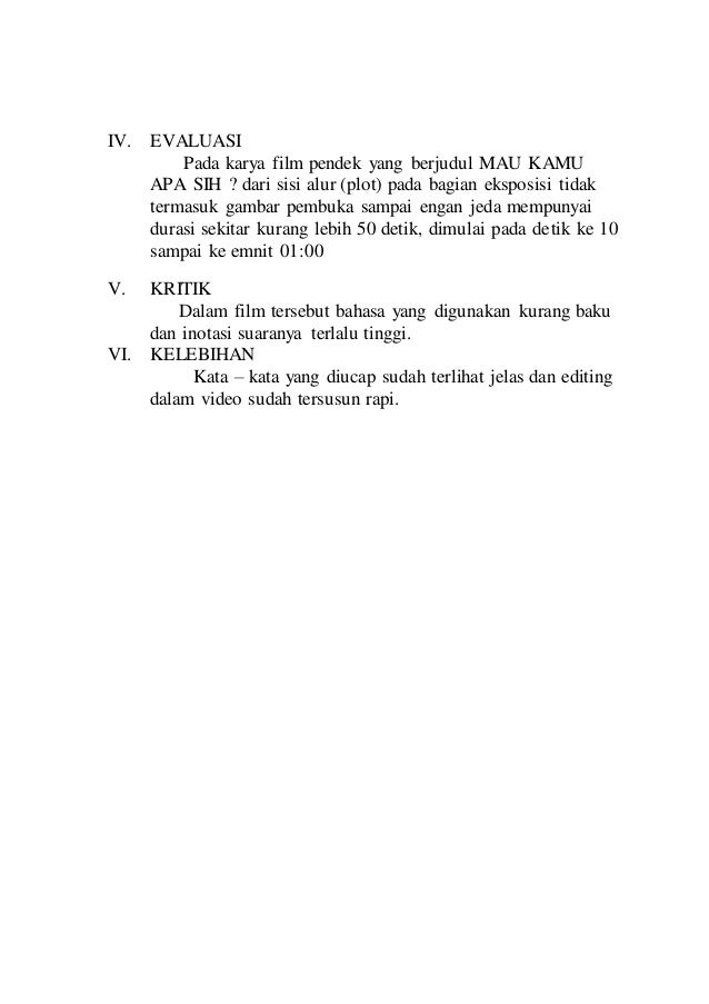 Makalah kritik apresiasi seni - mau kamu apa sih