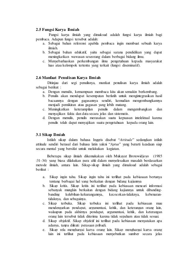 Karya Tulis Ilmiah
