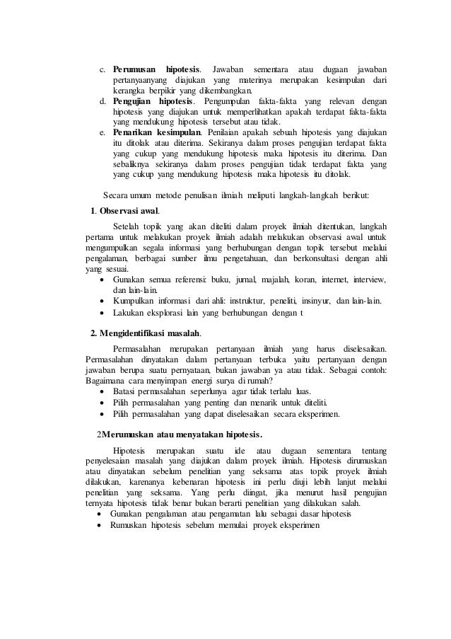 Karya Tulis Ilmiah
