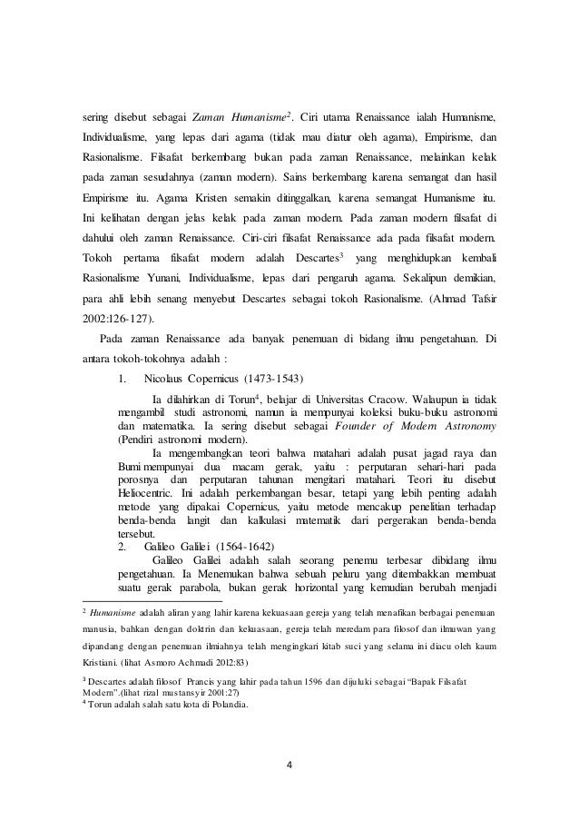 Makalahku Filsafat Modern