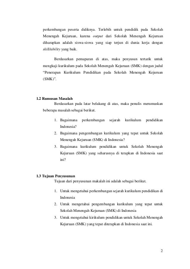 Makalah Kurikulum