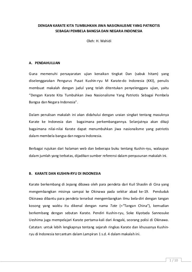 Contoh Karya Ilmiah Nasionalisme Contoh Karya Ilmiah Nasionalisme