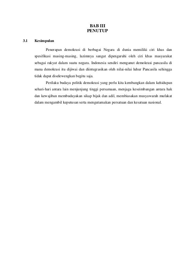 Paper Demokrasi
