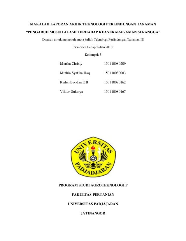 Makalah 35 Makalah Laporan Ilmiah Hama Kel 5