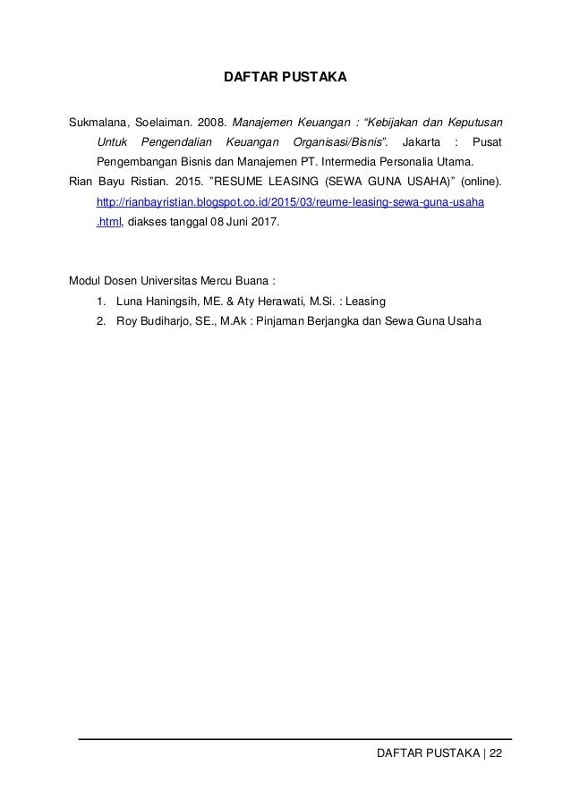 Makalah Manajemen Keuangan Leasing