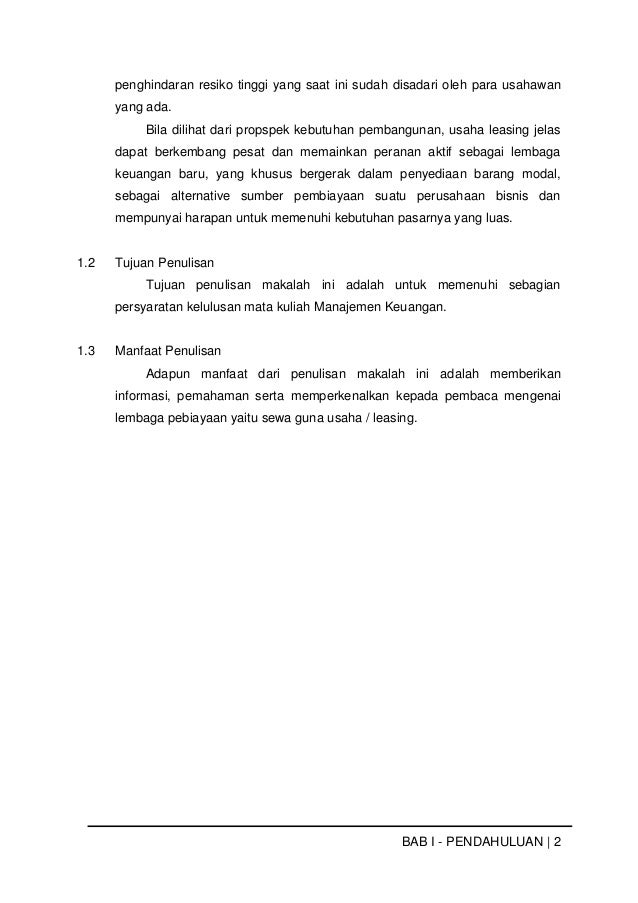 Makalah Manajemen Keuangan Leasing