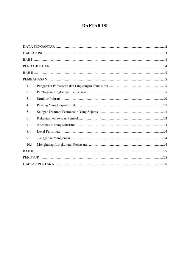 Makalah Lingkungan Pemasaran