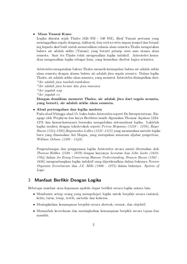 Makalah logika matematika filsafat sains