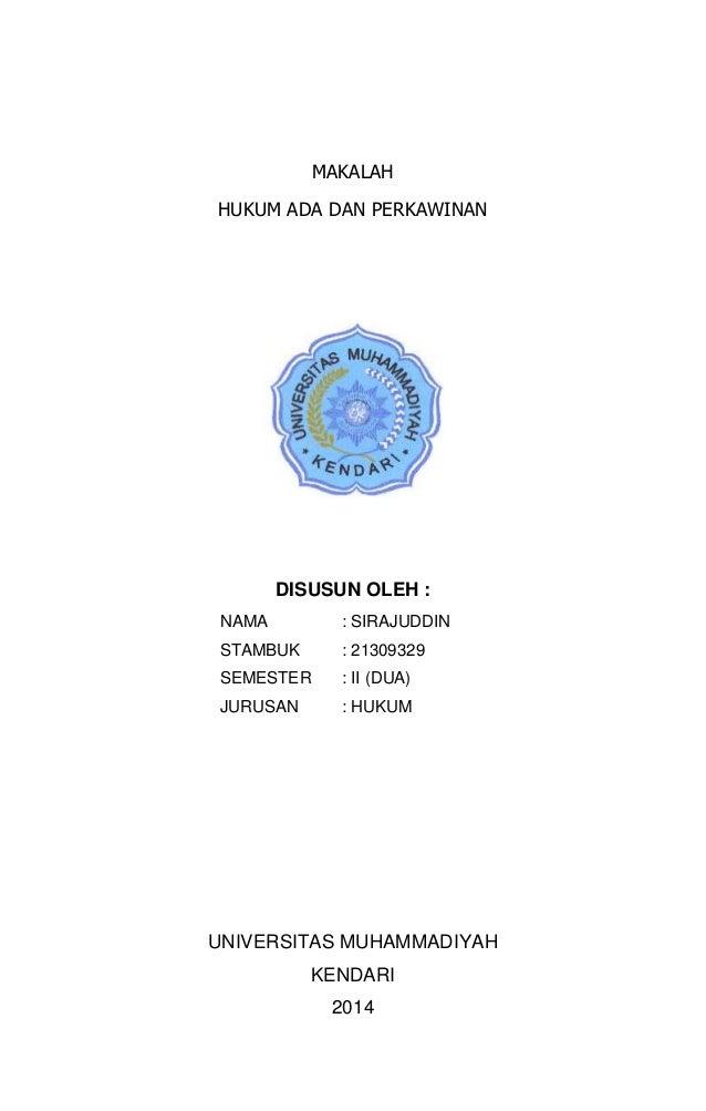 Makalah mahar dalam perkawinan