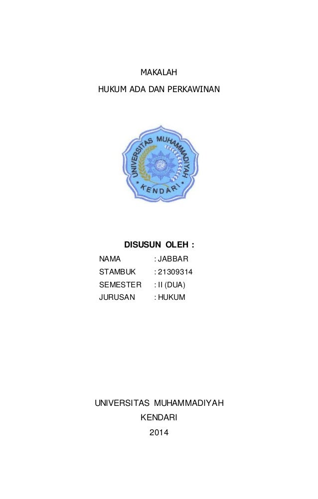 Makalah mahar dalam perkawinan