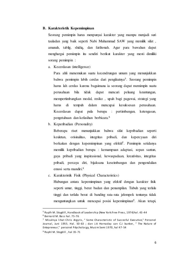 Makalah Manajemen Kepemimpinan