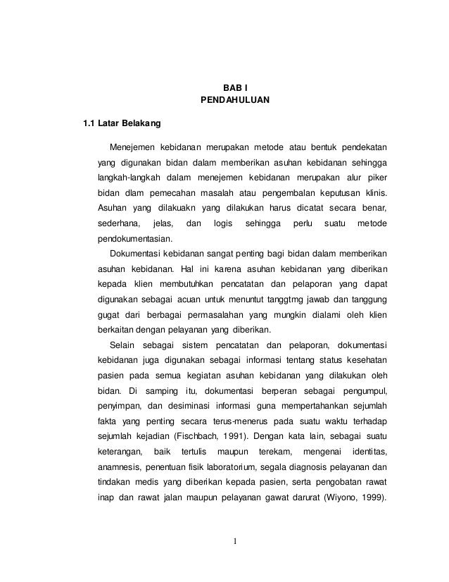 Makalah Manajemen Kebidanan