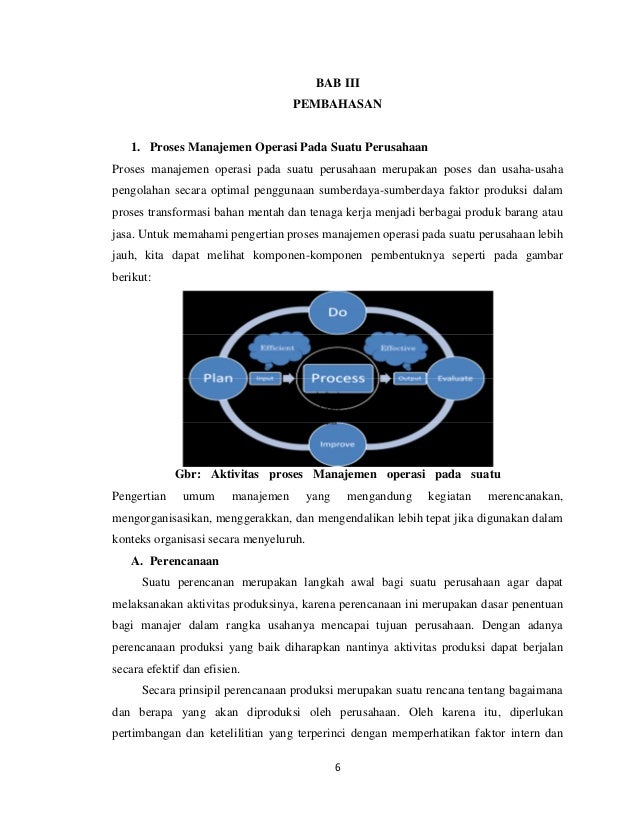 Makalah Manajemen Operasi