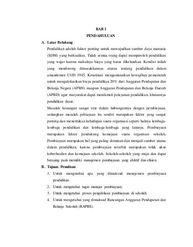 Makalah Manajemen Pembiayaan