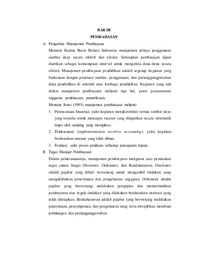 Makalah Manajemen Pembiayaan
