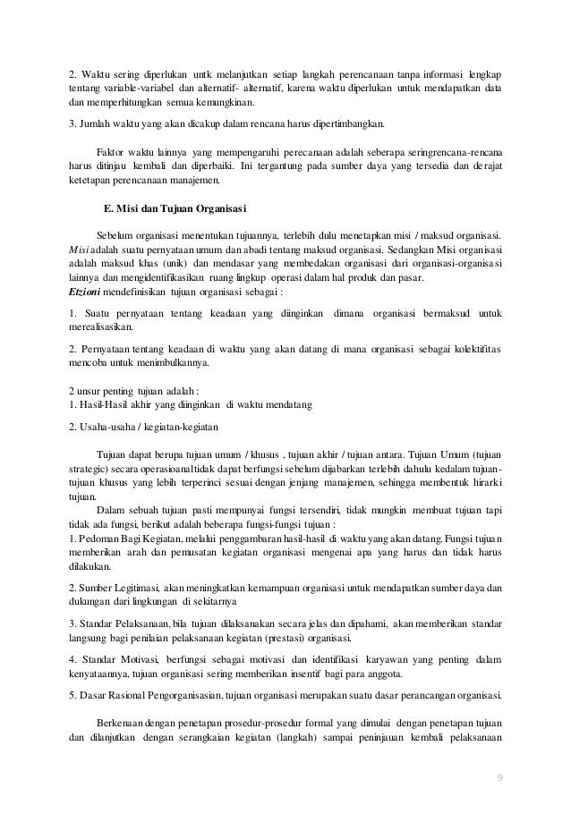 Makalah Manajemen Perencanaan