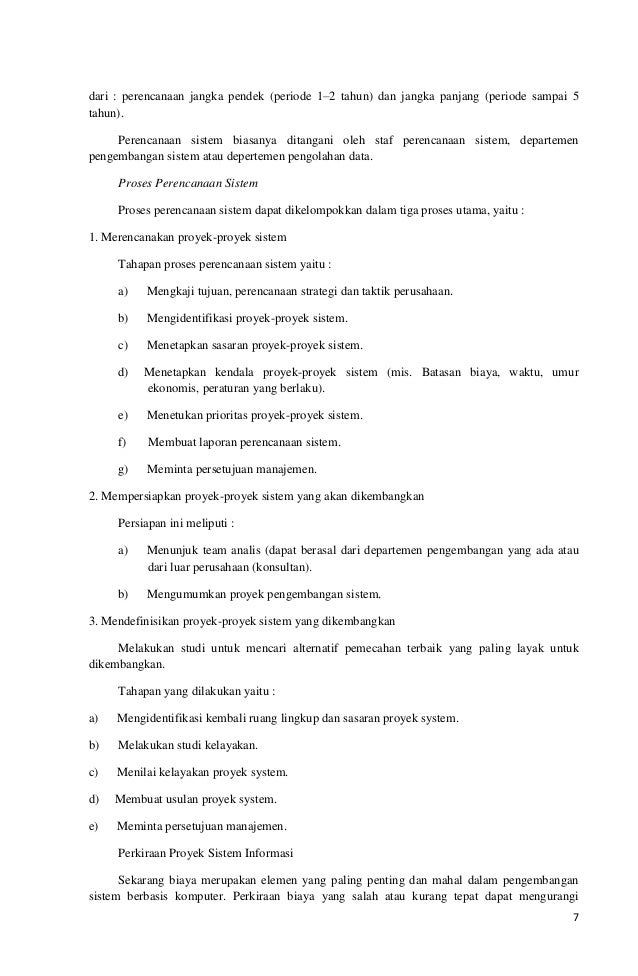 Makalah manajemen proyek sistem informasi makalah 