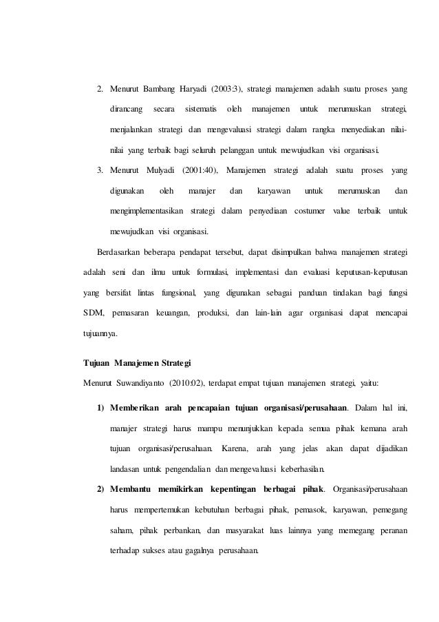 Khafidoh 11150372 Makalah Manajemen Strategik Uts