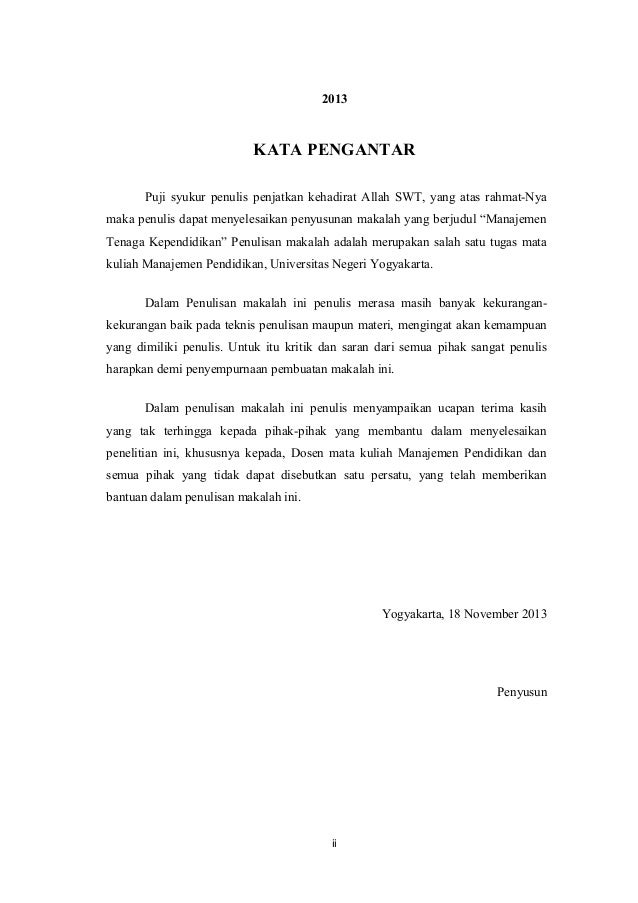 Makalah Manajemen Tenaga Kependidikan
