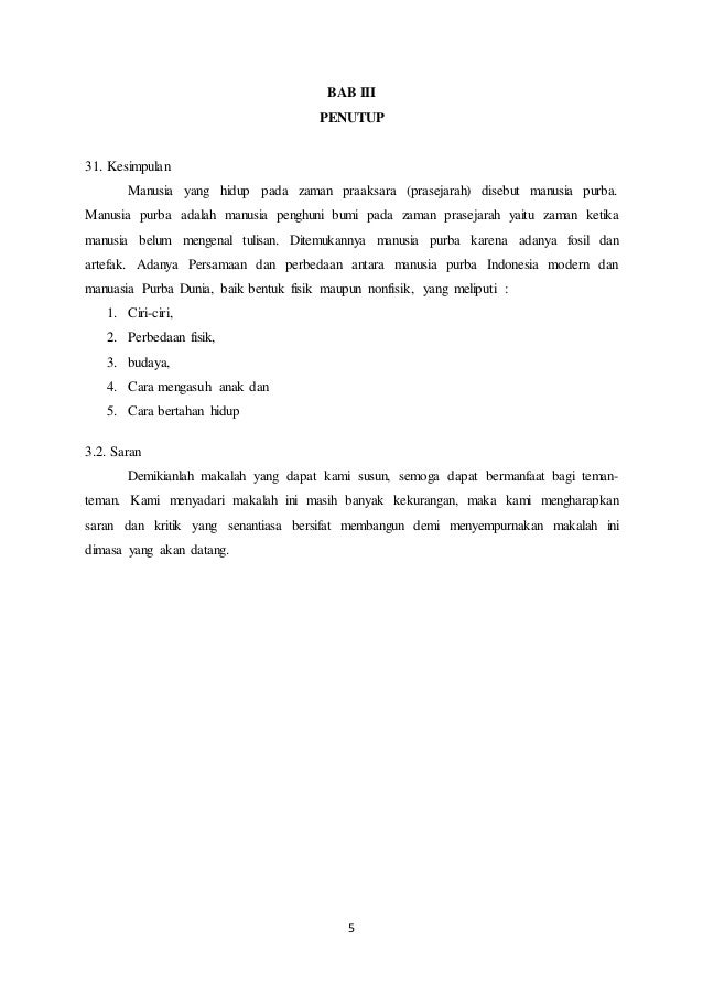 Makalah Kehidupan Zaman Pra Aksara