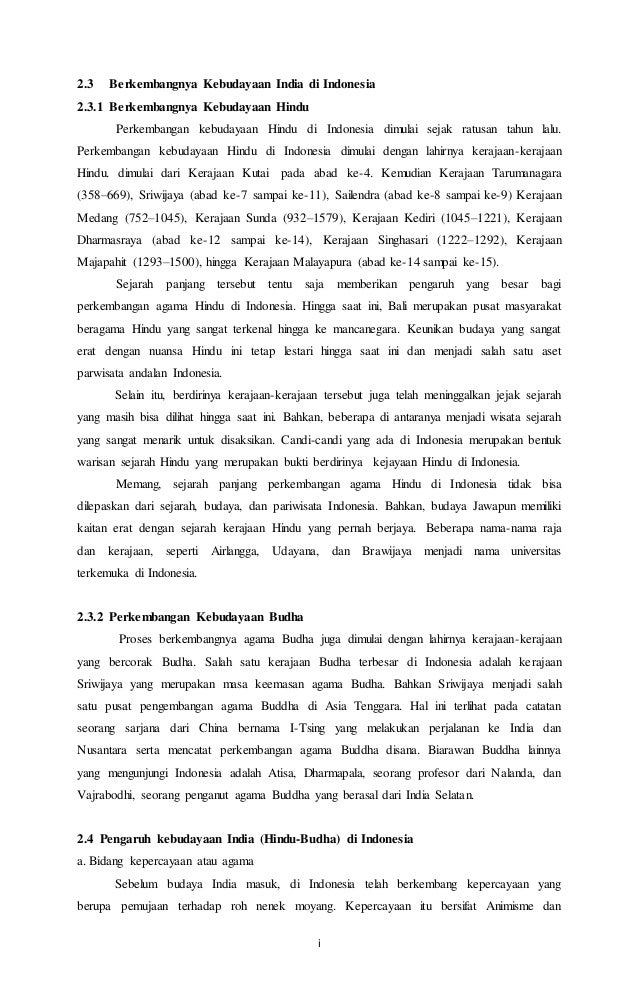 Makalah Masuknya Budaya India Ke Indonesia