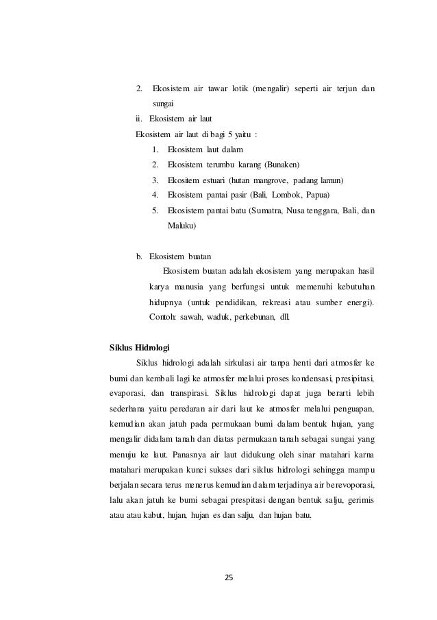 Makalah Mata Kuliah Ekologi dan Lingkungan - S1 Pariwisata Makalah Mata Kuliah Ekologi dan Lingkungan - S1 Pariwisata