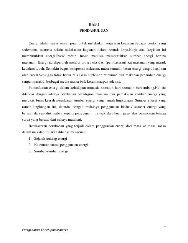 Makalah Materi Energi Kel 2