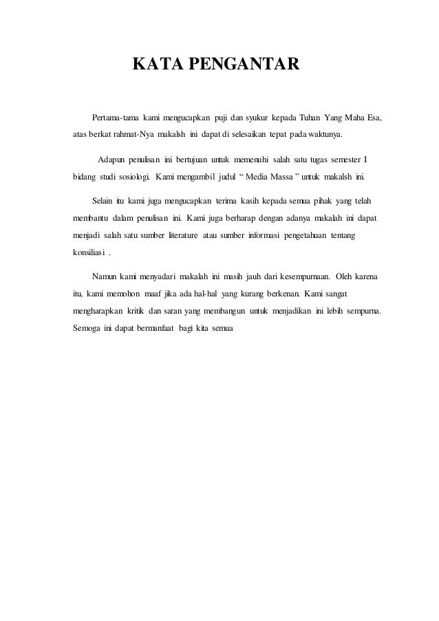 Makalah Media Masa