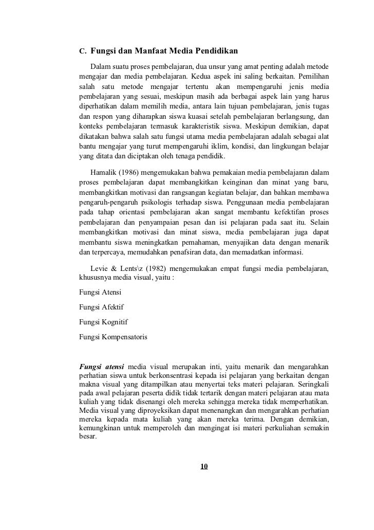 Makalah Media Pembelajaran