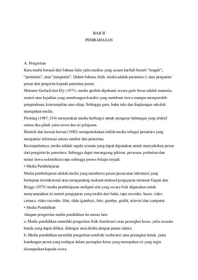 Makalah Media Pembelajaran Bahasa