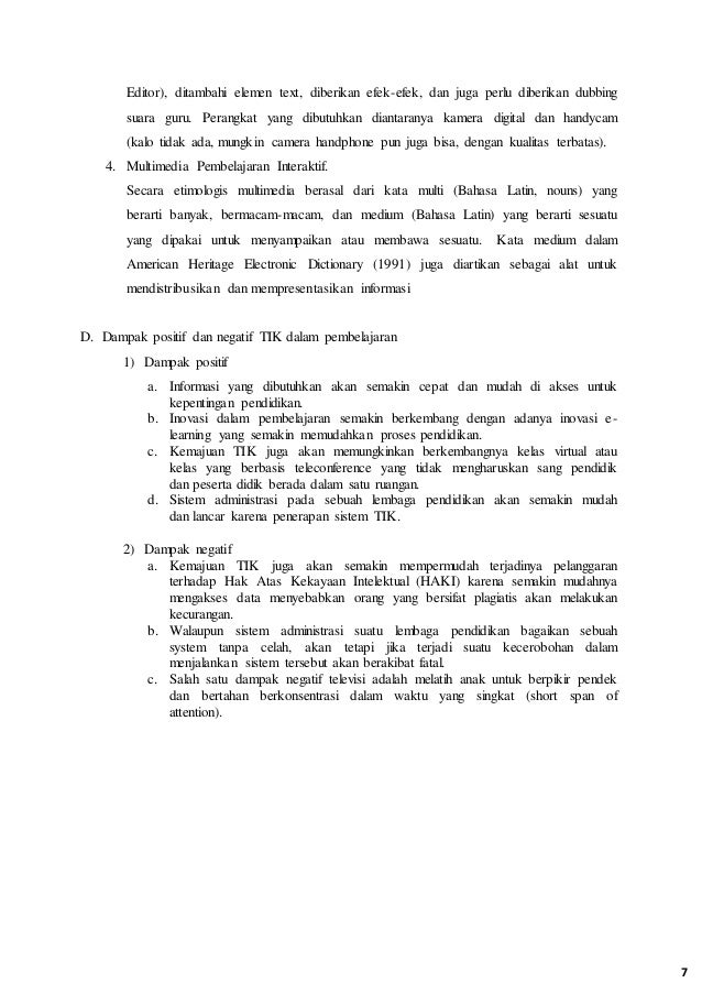 Makalah Media Pembelajaran Berbasis Tik