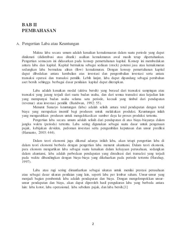 Contoh Makalah Laba Kotor Binca Books