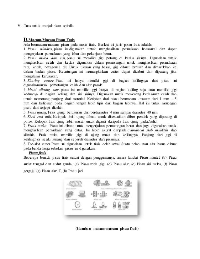 Makalah mesin frais