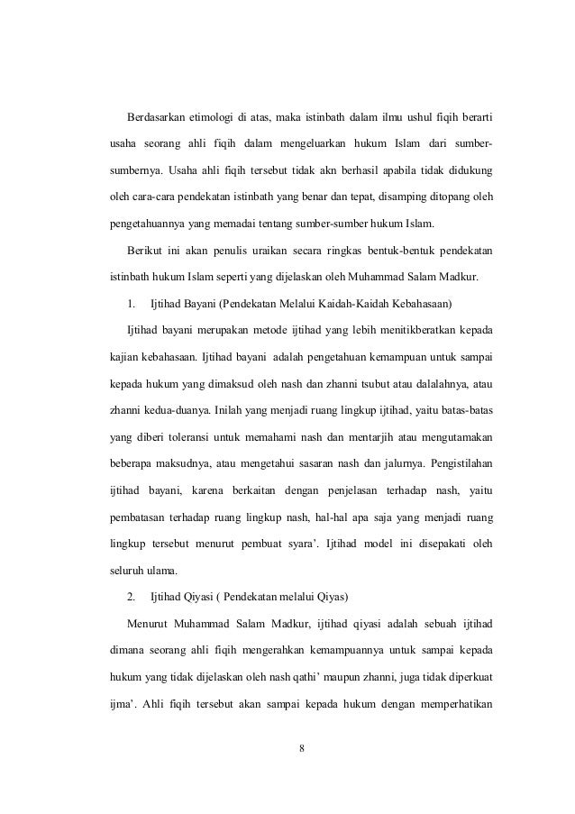 Makalah metode ijtihad dan macam macam ijtihad Makalah metode ijtihad dan macam macam ijtihad