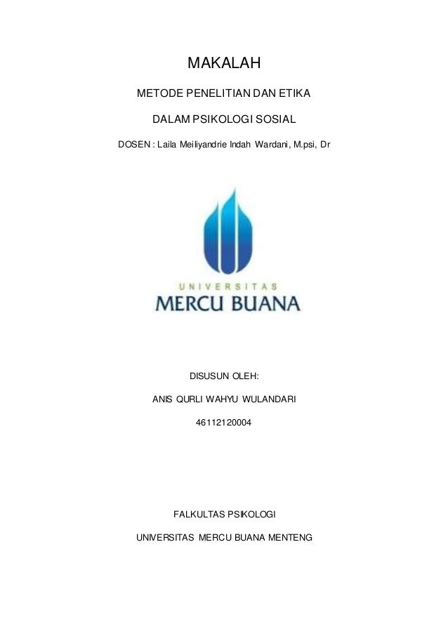 Skripsi Psikologi