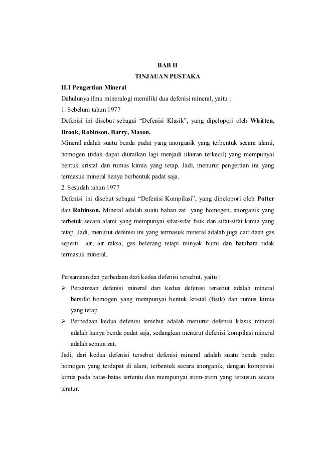 Cara Terbentuknya Berbagai Macam Sumber Daya Mineral