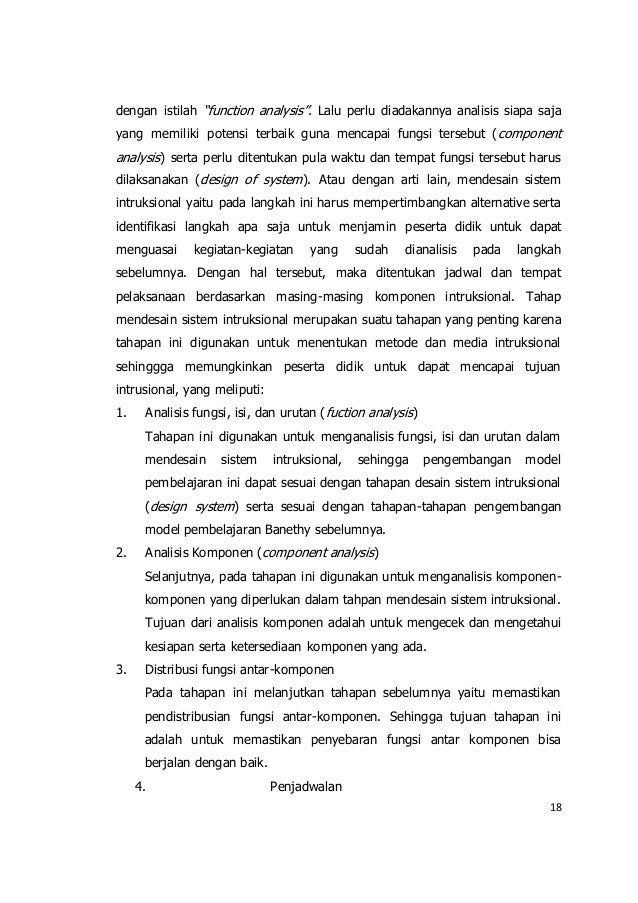 Makalah Asumsi Dasar Dan Definisi Desain Instruksional Dan 