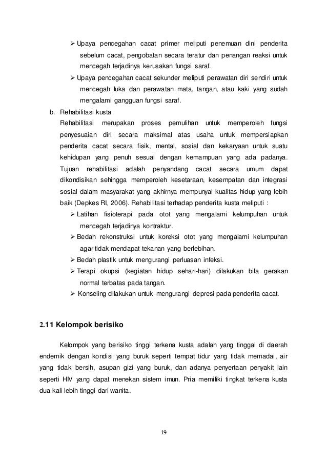 Makalah Penyakit Menular Morbus Hansen Makalah Penyakit Menular Morbus Hansen