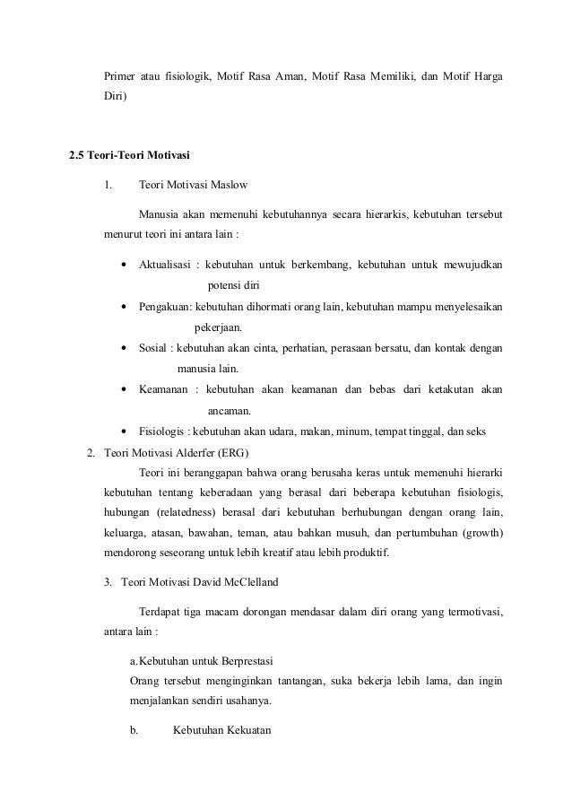 Makalah Motivasi Kelompok 1 Fak Psikologi Univ Mercu Buana Ment