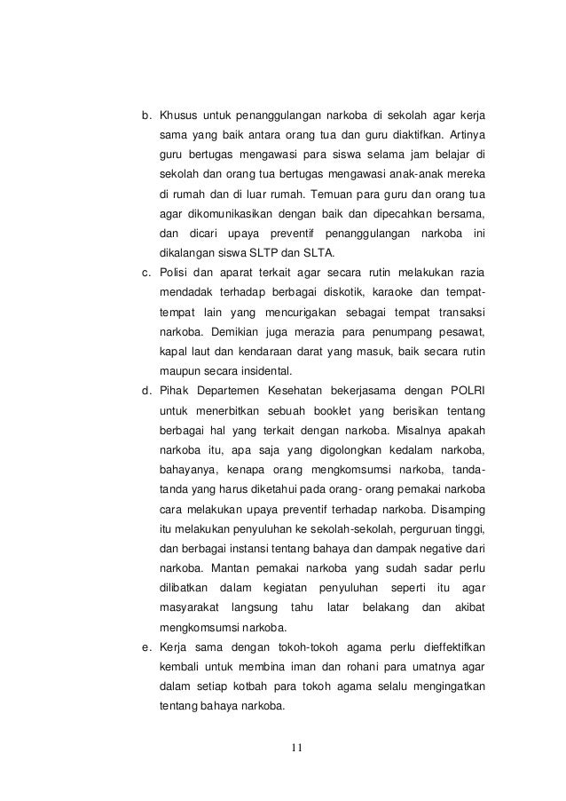 Makalah Narkoba Sma Negeri 1 Raha